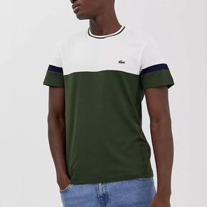 Lacoste color block t-shirt